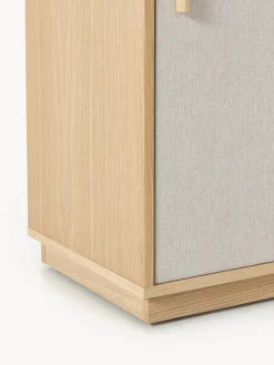 Chiffonnier de madera con frente tapizado Wisp