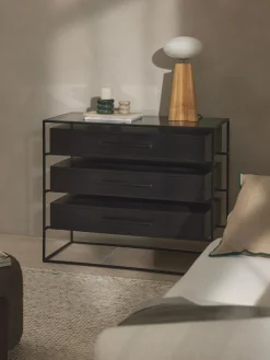 Cómoda de madera de mango Lyle