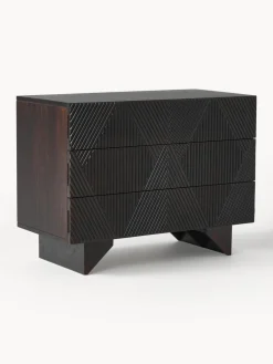 Cómoda de madera de mango Louis