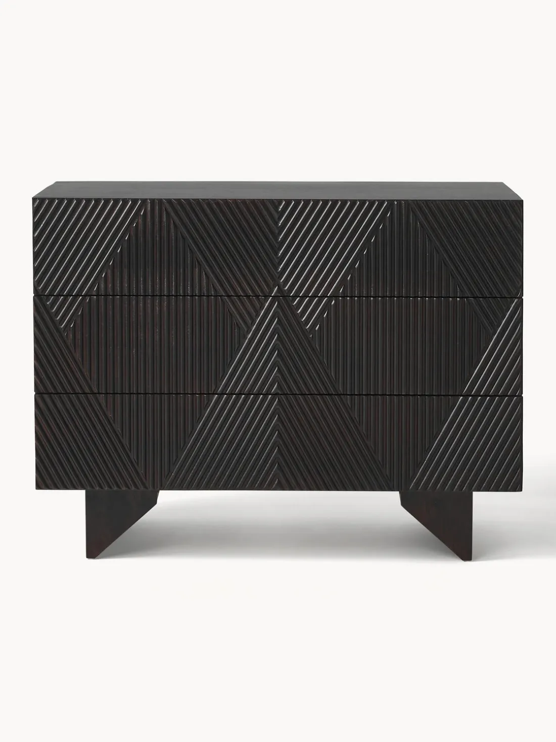 Cómoda de madera de mango Louis