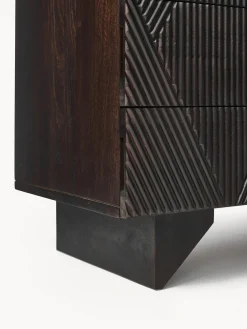 Cómoda de madera de mango Louis