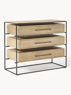 Cómoda de madera de mango Lyle