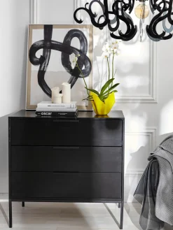 Cómoda de madera de pino Adam