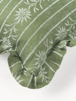 Cojín artesanal con ribete Mako