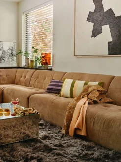 Cojín artesanal de algodón Fields