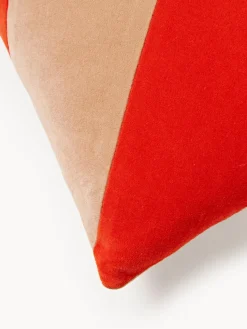 Cojín artesanal de algodón Striped