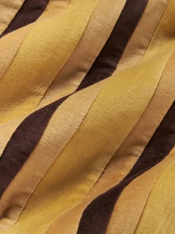 Cojín artesanal de algodón Striped