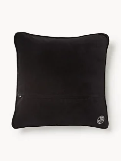 Cojín artesanal de lana Lips Smolder