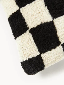 Cojín artesanal de lana Statement