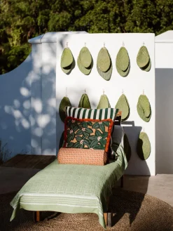 Cojín artesanal exterior Janis