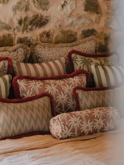 Cojín artesanal exterior Laura