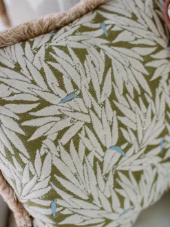 Cojín artesanal para exterior Yoko