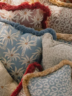 Cojín artesanal para exterior Laura