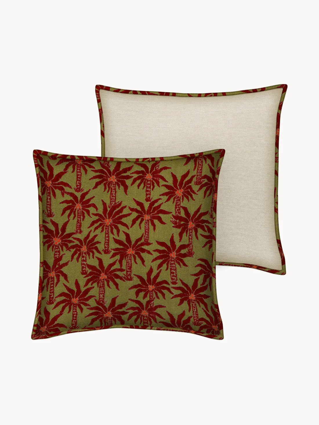 Cojín artesanal para exterior Laura