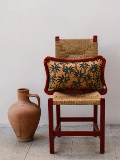 Cojín artesanal para exterior Laura