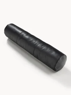 Cojín cervical artesanal de cuero