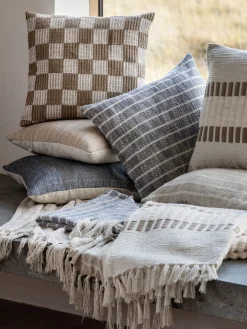 Cojín con estampado a cuadros Winster