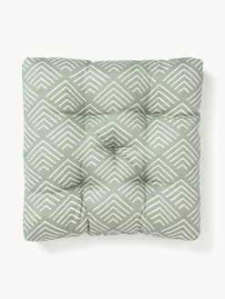 Cojín de asiento de exterior con estampado gráfico Milano