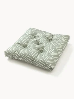 Cojín de asiento de exterior con estampado gráfico Milano