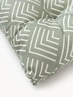 Cojín de asiento de exterior con estampado gráfico Milano