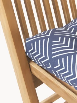 Cojín de asiento de exterior con estampado gráfico Milano