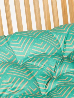 Cojín de asiento de exterior con estampado gráfico Milano