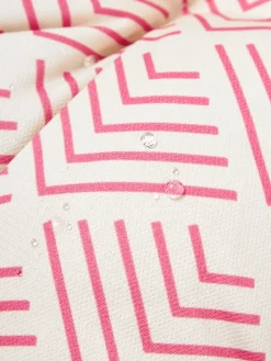 Cojín de asiento de exterior con estampado gráfico Milano