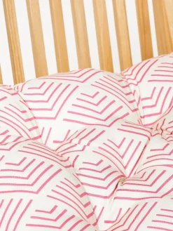 Cojín de asiento de exterior con estampado gráfico Milano