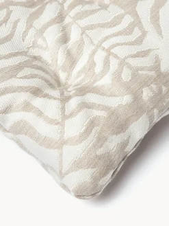 Cojín de asiento para exterior estampado jacquard Ortun