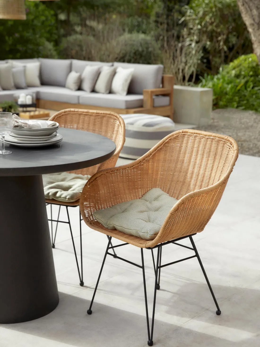 Cojín de asiento para exterior Ortun