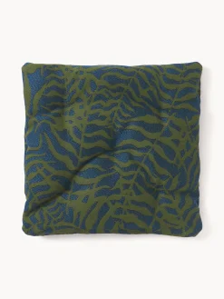 Cojín de asiento para exterior estampado jacquard Ortun