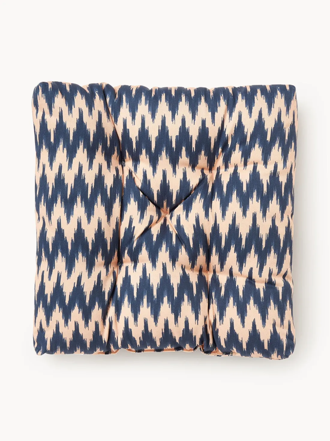 Cojín de asiento para exterior con estampado ikat Maillot