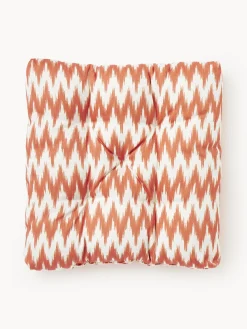 Cojín de asiento para exterior con estampado ikat Maillot