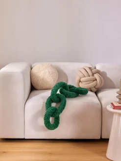 Cojín de borreguillo Chain Dotty