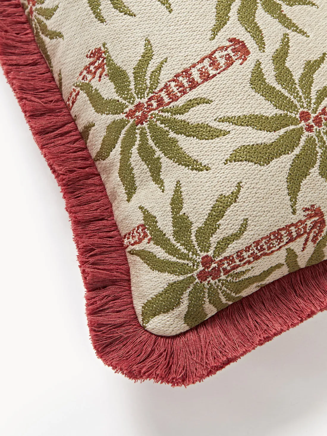 Cojín de exterior reversible artesanal Laura & Maya