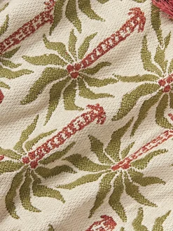 Cojín de exterior reversible artesanal Laura & Maya