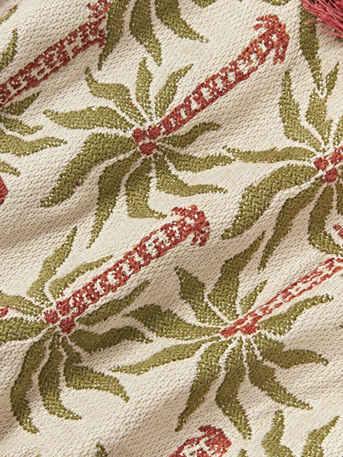 Cojín de exterior reversible artesanal Laura & Maya