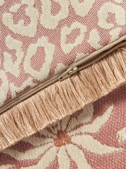 Cojín de exterior reversible artesanal Laura & Maya