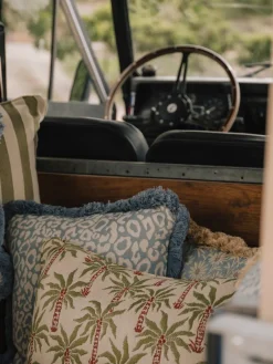 Cojín de exterior reversible artesanal Laura & Janis