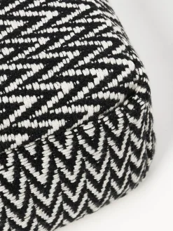 Cojín de suelo para exterior con tejido estampado Suria