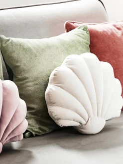 Cojín de terciopelo Shell