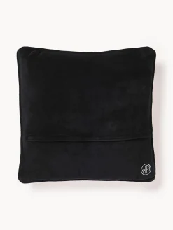 Cojín decorativo artesanal de lana con motivo de labios Full Dose