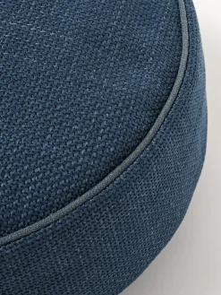 Cojín decorativo redondo con ribete Aya