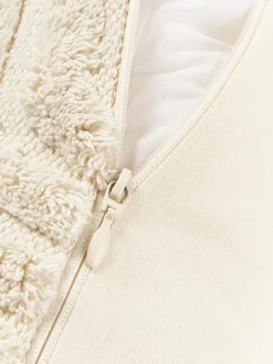 Cojín grande con flecos Bell