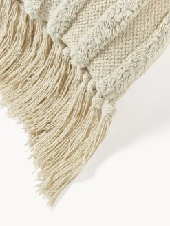 Cojín grande con flecos Bell
