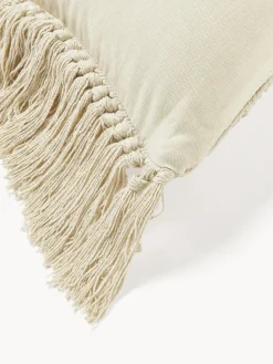 Cojín grande con flecos Bell