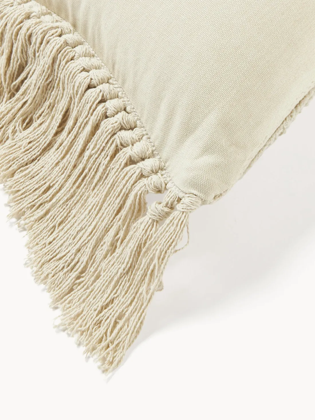 Cojín grande con flecos Bell
