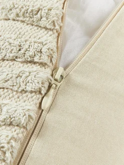 Cojín grande con flecos Bell