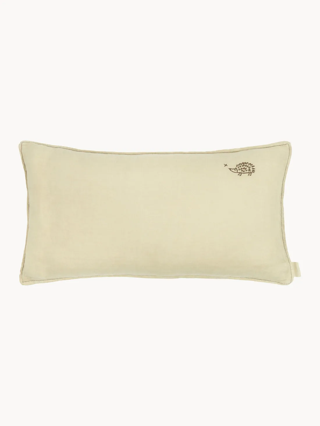 Cojín infantil de lino bordado L1N0