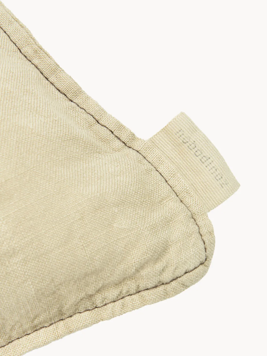 Cojín infantil de lino bordado L1N0